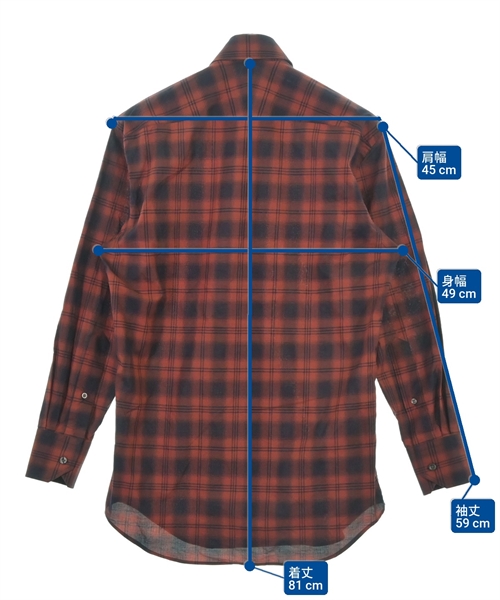 dunhill（ダンヒル）カジュアルシャツ 赤 サイズ:S メンズ/2200625783045