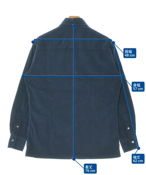 dunhill（ダンヒル）カジュアルシャツ 紺 サイズ:L メンズ/2200658811036