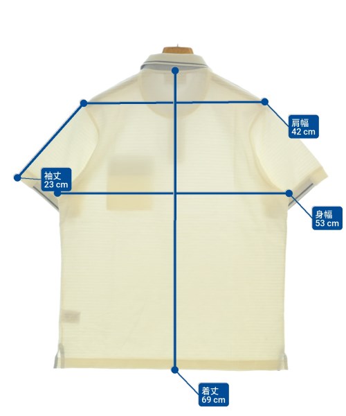 dunhill（ダンヒル）ポロシャツ 白 サイズ:L メンズ/2200662394044