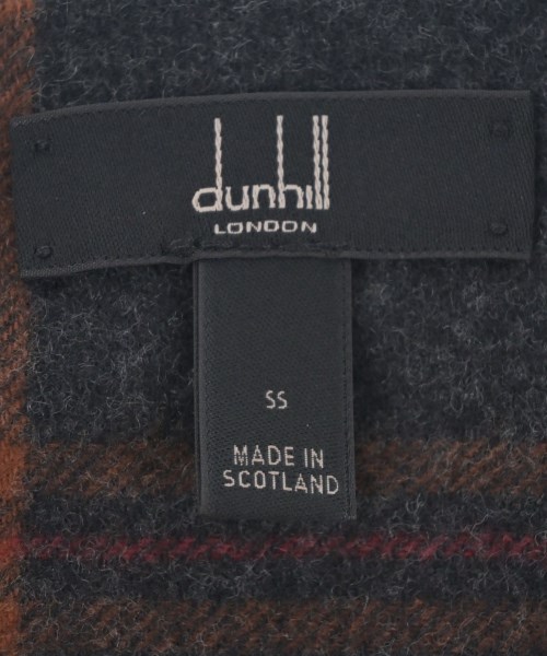 dunhill（ダンヒル）マフラー グレー サイズ:SS メンズ/2200714937113
