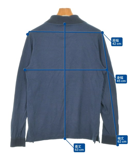 dunhill（ダンヒル）ポロシャツ 青 サイズ:M メンズ/2200662711049