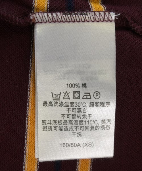 dunhill（ダンヒル）ポロシャツ 赤 サイズ:XS メンズ/2200717563128