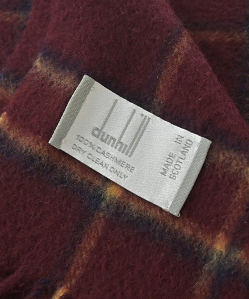 dunhill（ダンヒル）マフラー 赤 サイズ:- メンズ/2200721814292
