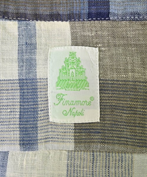 finamore（フィナモレ）ドレスシャツ 紺 サイズ:S メンズ/2200619804022