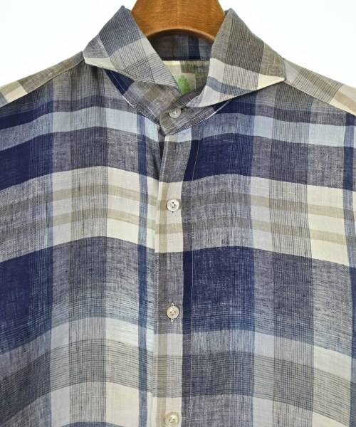 finamore（フィナモレ）ドレスシャツ 紺 サイズ:S メンズ/2200619804022