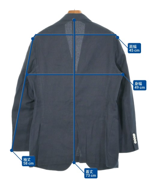 finamore（フィナモレ）カジュアルジャケット 紺 サイズ:S メンズ/2200641114069