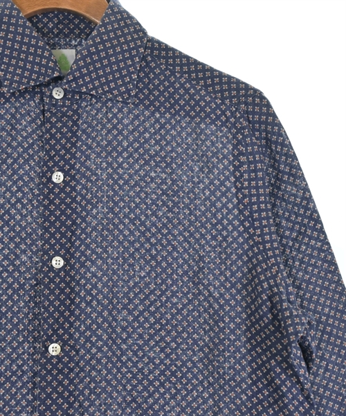 finamore（フィナモレ）カジュアルシャツ 紺 サイズ:M メンズ/2200624597032