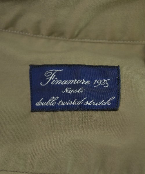 finamore（フィナモレ）カジュアルシャツ カーキ サイズ:M メンズ/2200628125033
