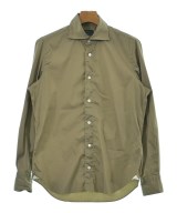 finamore（フィナモレ）カジュアルシャツ カーキ サイズ:M メンズ/2200628125033