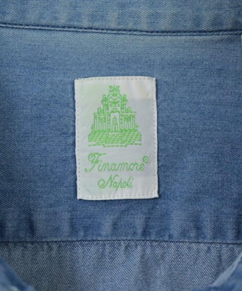 finamore（フィナモレ）カジュアルシャツ 青 サイズ:38(S位) メンズ/2200628125170