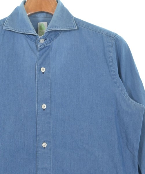 finamore（フィナモレ）カジュアルシャツ 青 サイズ:38(S位) メンズ/2200628125170