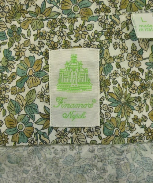 finamore（フィナモレ）カジュアルシャツ 緑 サイズ:L メンズ/2200603817038