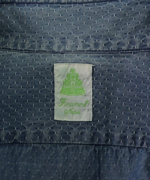 finamore（フィナモレ）ドレスシャツ 青 サイズ:S メンズ/2200615006055