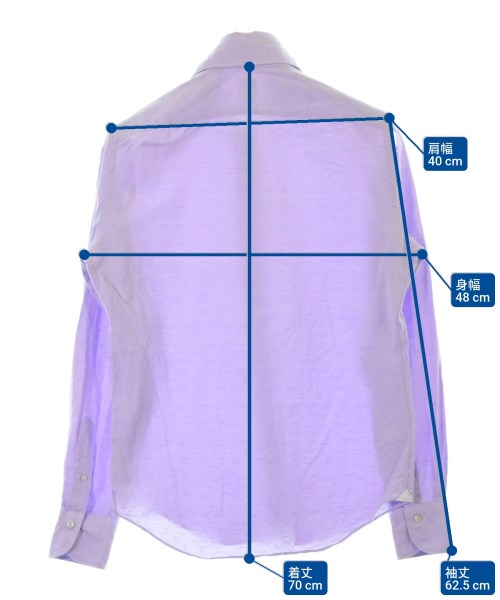 finamore（フィナモレ）カジュアルシャツ ピンク サイズ:15(S位) メンズ/2200668195188