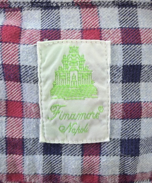 finamore（フィナモレ）カジュアルシャツ 青 サイズ:M メンズ/2200677079028