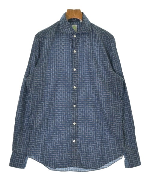 finamore(フィナモレ)カジュアルシャツ 青 サイズ:40(L位)/2200673246011