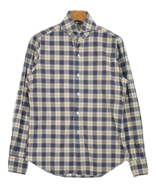 finamore(フィナモレ)カジュアルシャツ 紺 サイズ:39(M位)/2200674877054