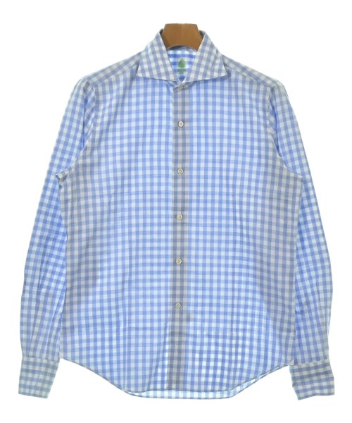finamore(フィナモレ)ドレスシャツ 青 サイズ:39(M位)/2200672807695