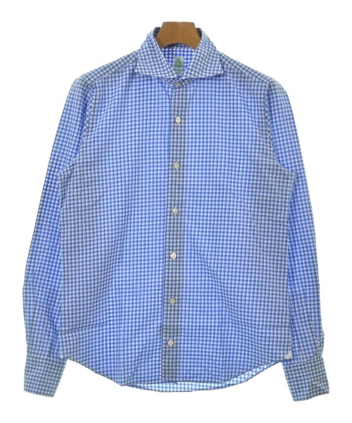 finamore(フィナモレ)ドレスシャツ 青 サイズ:39(M位)/2200672807701