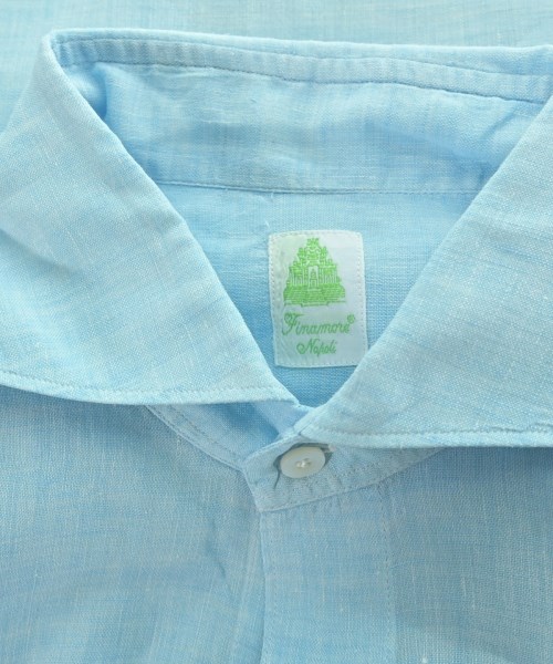 finamore（フィナモレ）ドレスシャツ 青 サイズ:39(M位) メンズ/2200672807732