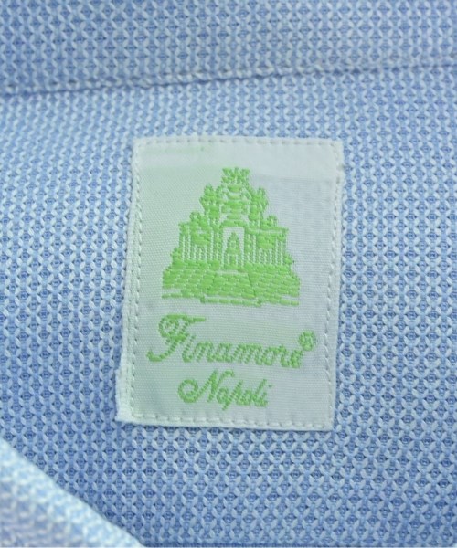 finamore（フィナモレ）ドレスシャツ 青 サイズ:40(L位) メンズ/2200672807756