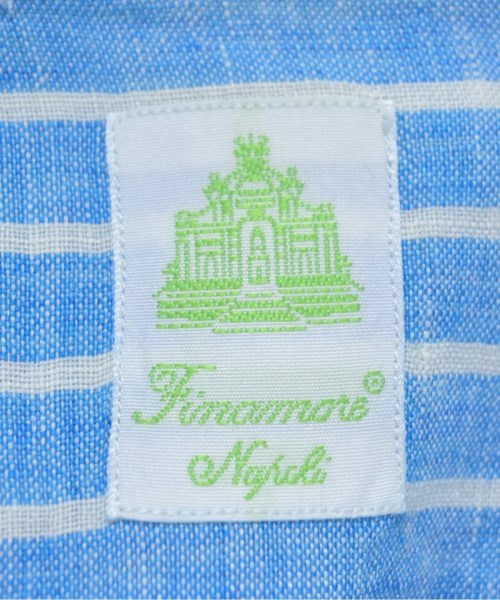 finamore（フィナモレ）カジュアルシャツ 青 サイズ:M メンズ/2200675068314