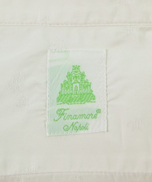 finamore（フィナモレ）カジュアルシャツ 白 サイズ:S メンズ/2200681509023