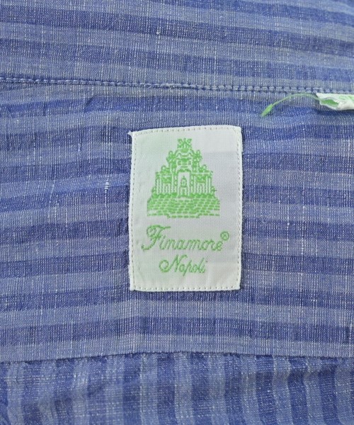 finamore（フィナモレ）カジュアルシャツ 青 サイズ:39(M位) メンズ/2200645640021