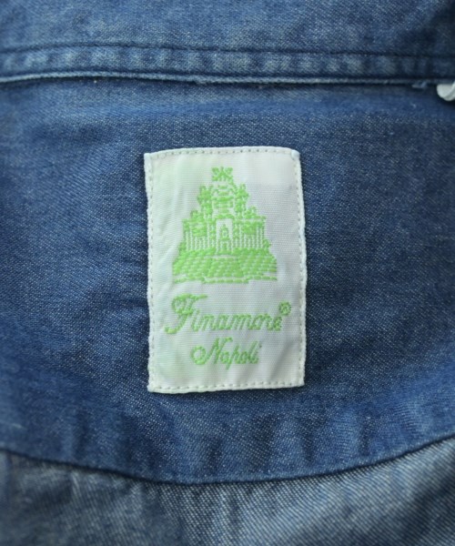 finamore（フィナモレ）カジュアルシャツ 青 サイズ:40(M位) レディース/2200633717056