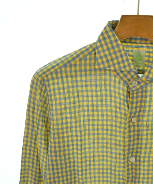 finamore（フィナモレ）カジュアルシャツ 青 サイズ:M メンズ/2200640238018