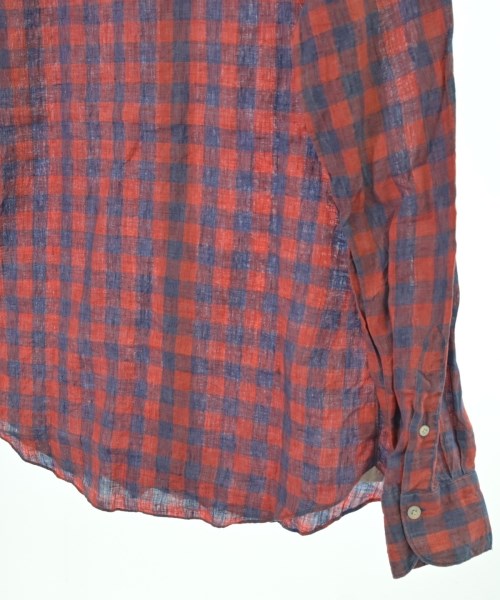 finamore（フィナモレ）カジュアルシャツ 赤 サイズ:M メンズ/2200640238025