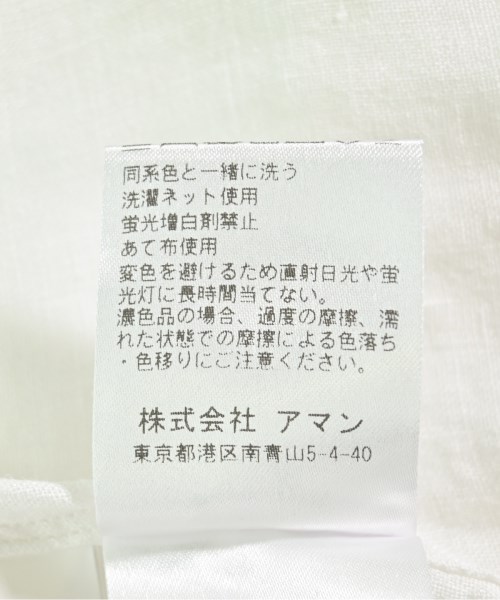 finamore（フィナモレ）カジュアルシャツ 白 サイズ:40(M位) レディース/2200709431022