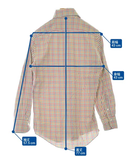 finamore（フィナモレ）カジュアルシャツ 白 サイズ:14(XS位) メンズ/2200658368042