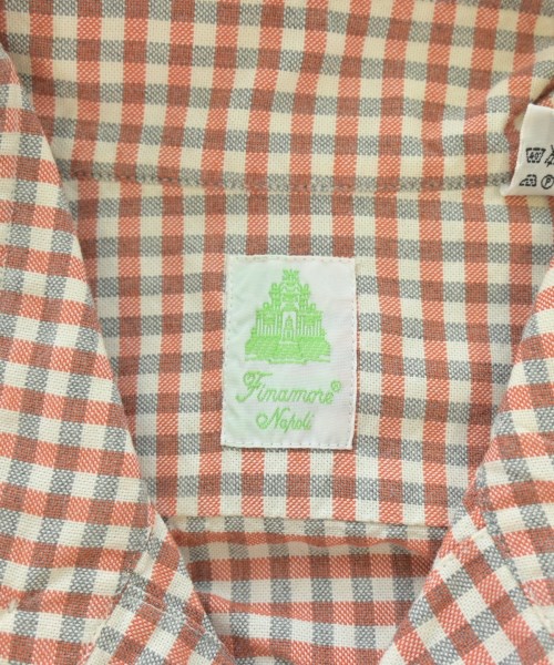 finamore（フィナモレ）カジュアルシャツ 赤 サイズ:14(XS位) メンズ/2200658368066