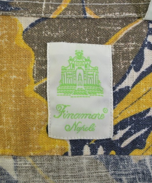 finamore（フィナモレ）カジュアルシャツ 黄 サイズ:M メンズ/2200645487053