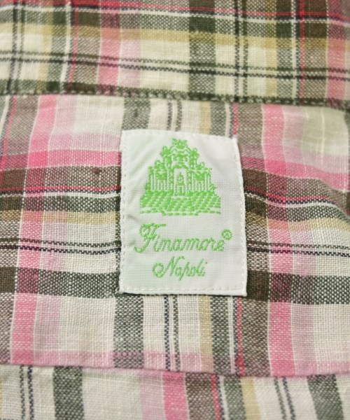 finamore（フィナモレ）カジュアルシャツ ピンク サイズ:S メンズ/2200663621071