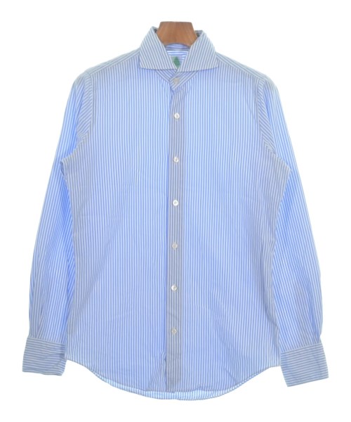 finamore(フィナモレ)ドレスシャツ 青 サイズ:38(S位)/2200665019036