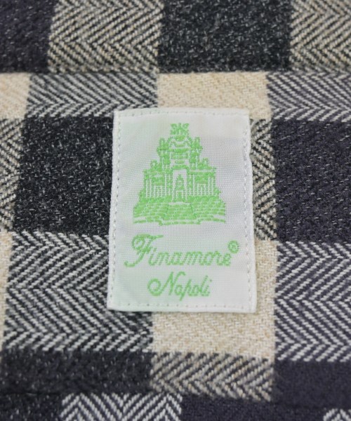 finamore（フィナモレ）カジュアルシャツ 黒 サイズ:38(S位) メンズ/2200659938022