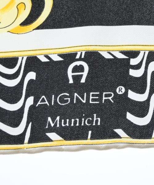 AIGNER（アイグナー）バンダナ・スカーフ 黒 サイズ:- レディース/2200695084080