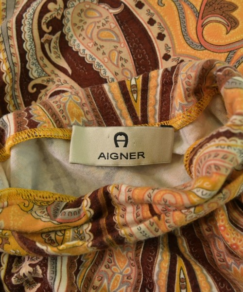 AIGNER（アイグナー）Tシャツ・カットソー 茶 サイズ:L レディース/2200657861094