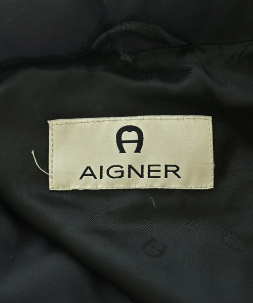 AIGNER（アイグナー）ダウンジャケット/ダウンベスト 黒 サイズ:40(M位) レディース/2200714098012