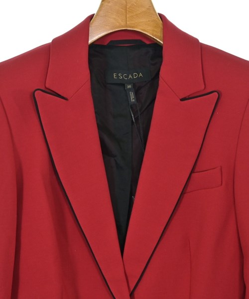 ESCADA テーラードジャケット ESCADA（エスカーダ）テーラードジャケット 赤 サイズ:36(XS位