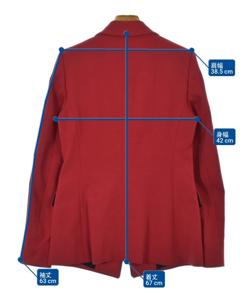 ESCADA（エスカーダ）テーラードジャケット 赤 サイズ:36(XS位