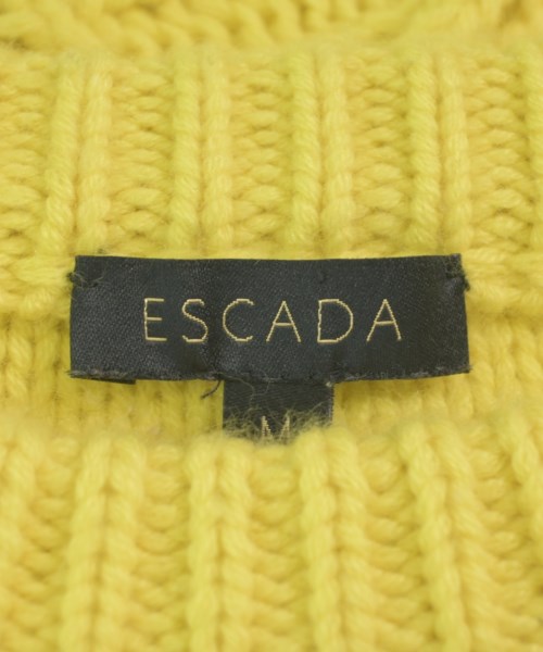ESCADA（エスカーダ）ニット・セーター 黄 サイズ:M レディース/2200624648017