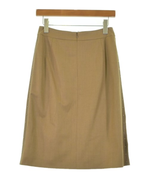 ESCADA（エスカーダ）ひざ丈スカート 茶 サイズ:36(XS位) レディース/2200618962013