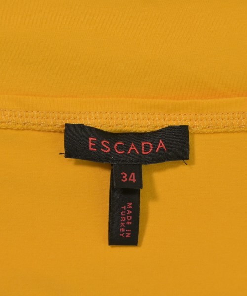 ESCADA（エスカーダ）Tシャツ・カットソー 黄 サイズ:34(XS位) レディース/2200694592258