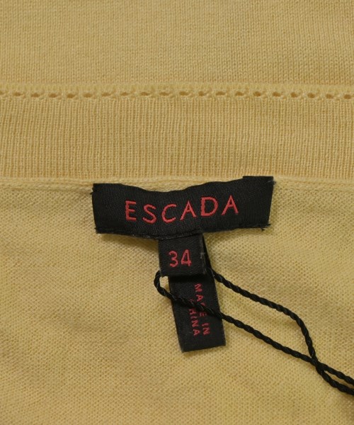 ESCADA（エスカーダ）ニット・セーター 黄 サイズ:34(XXS位) レディース/2200694592418