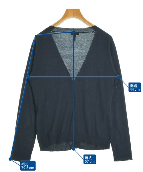 ESCADA（エスカーダ）カーディガン 紺 サイズ:34(XXS位) レディース/2200694592425