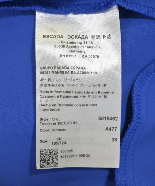ESCADA（エスカーダ）その他 青 サイズ:38(S位) レディース/2200698765344
