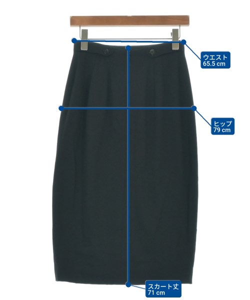 ESCADA（エスカーダ）ロング・マキシ丈スカート 黒 サイズ:36(S位) レディース/2200659762054